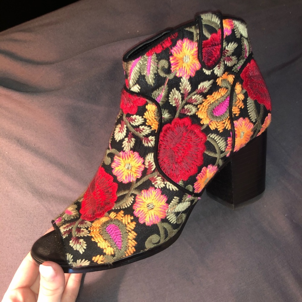 Open Toed Booties
